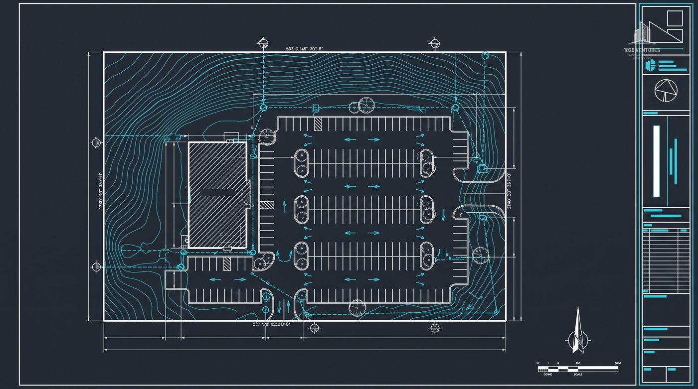 Representative civil site plan sheet